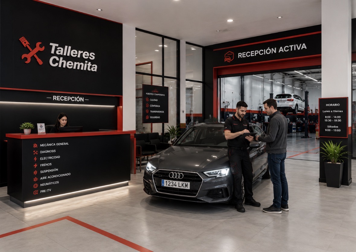 Recepción activa de Talleres Chemita